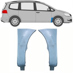 Opravný plech předního blatníku na Volkswagen Sharan 2010-2022 / Sada 10502