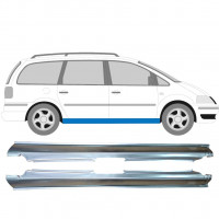 Kompletní práh na VW Sharan Ford Galaxy 1995-2010 / Levá+Pravá / Sada 9249