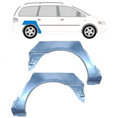Lem zadního blatníku na Ford Galaxy 1995-2010 / Levá+Pravá / Sada 14008