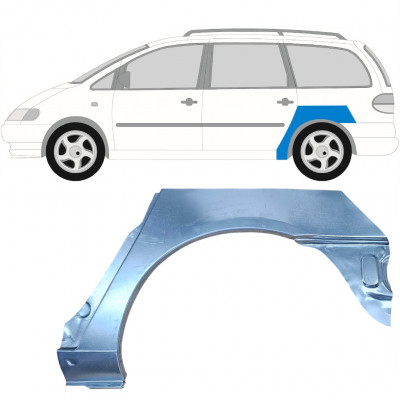 Lem zadního blatníku na VW Sharan Ford Galaxy 1995-2000 / Levá 6590