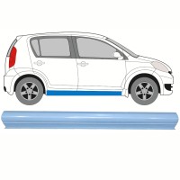Opravný plech spodní části prahu na Daihatsu Sirion 2005-2010 / Levá = Pravá (symetrická) 17266