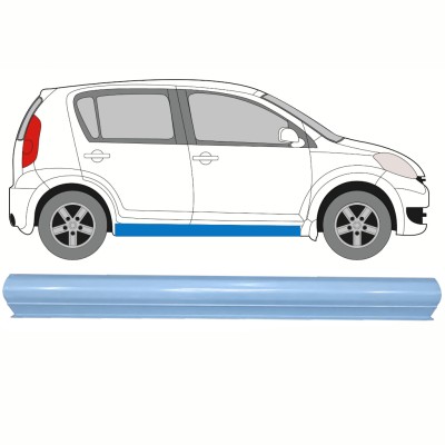 Opravný plech spodní části prahu na Daihatsu Sirion 2005-2010 / Levá = Pravá (symetrická) 17266