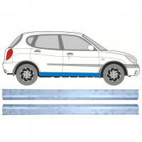 Opravný plech prahu na Daihatsu Sirion 1998-2005 / Sada 12456