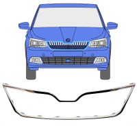Rámeček masky chladiče na Skoda Fabia 2014-2018 16190