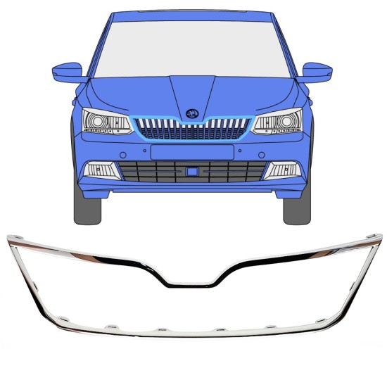 Rámeček masky chladiče