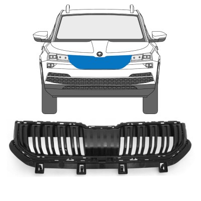 Mřížka na Skoda Karoq 2017-2022 17228