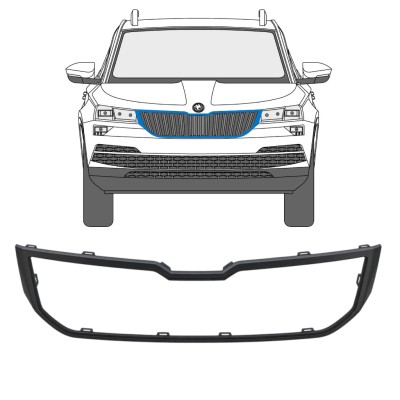 Rámeček masky chladiče na Skoda Karoq 2017-2022 17233