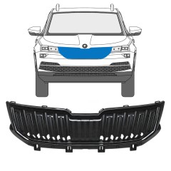 Mřížka na Skoda Karoq 2017-2022 / Sada 17235