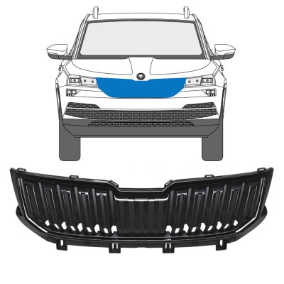 Mřížka na Skoda Karoq 2017-2022 / Sada 17235
