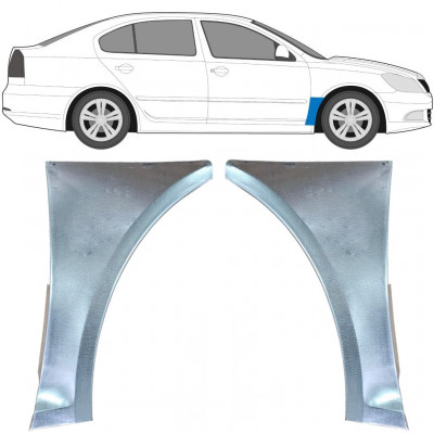 Opravný plech předního blatníku na Skoda Octavia 2004-2013 / Levá+Pravá / Sada 9602