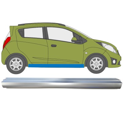 Opravný plech prahu na Chevrolet Spark 2010-2014 / Levá = Pravá (symetrická) 16055