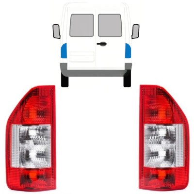 Zadní lampa na Mercedes Sprinter 1995-2006 / Levá+Pravá / Sada 9771