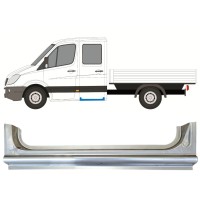 Opravný plech zadního prahu na Mercedes Sprinter 2006-2018 / Levá / Dvojitá kabina 15067