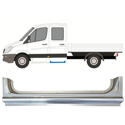 Opravný plech zadního prahu na Volkswagen Crafter 2005-2017 / Levá 15519