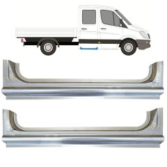 Opravný plech zadního prahu na Mercedes Sprinter 2006-2018 / Levá+Pravá / Sada 15068
