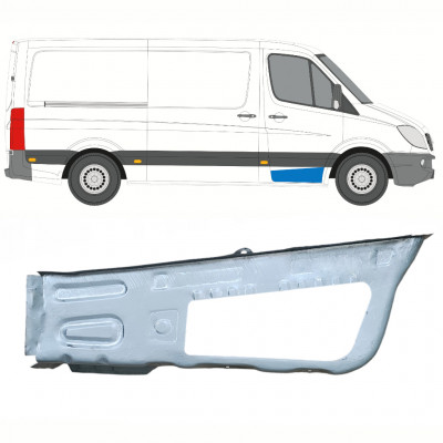 Opravný plech předního schodu na Mercedes Sprinter 2006 - / Pravá 10206