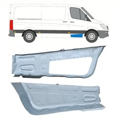 Opravný plech předního schodu na Mercedes Sprinter 2006-2018 / Levá+Pravá / Sada 10208