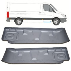 Nástupní práh dveří na Mercedes Sprinter 2006-2018 / Levá+Pravá / Sada 15074