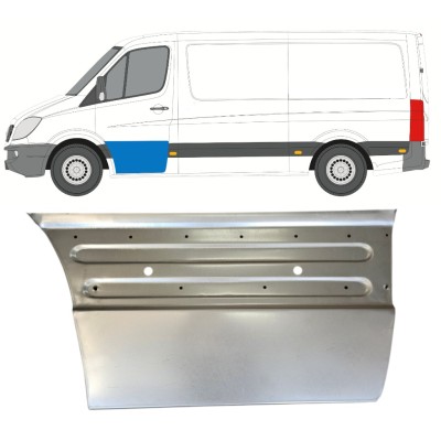 Opravný plech předních dveří na Mercedes Sprinter 2006-2018 / Levá 14726