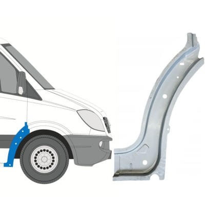 Opravný plech vnitřního předního podběhu na Mercedes Sprinter 2006-2018 / Pravá 14722