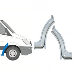 Opravný plech vnitřního předního podběhu na Mercedes Sprinter 2006-2018 / Levá+Pravá / Sada 14724
