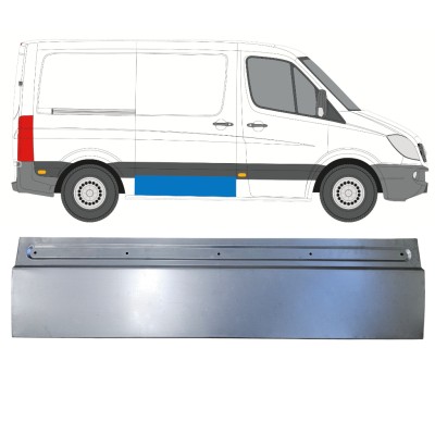 Opravný plech posuvných dveří na Mercedes Sprinter 2006-2018 / Pravá 17309