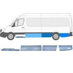 Opravný plech sada na Mercedes Sprinter 2006-2018 / Levá / 12427