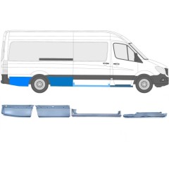 Opravný plech sada na Mercedes Sprinter 2006-2018 / Pravá / 12426