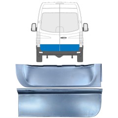 Opravný plech zadních dveří nízký na Mercedes Sprinter 2006-2018 / Levá+Pravá / Sada 9577