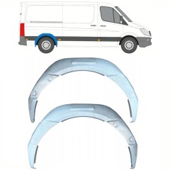 Vnitřní oprava zadního blatníku na Mercedes Sprinter 2006-2018 / Levá+Pravá / Sada 10114
