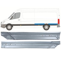 Lem zadního blatníku na Mercedes Sprinter 2006-2018 / Levá / Sada 12058