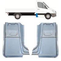 Opravný plech zadního rohu na Mercedes Sprinter 2006-2018 / Levá+Pravá / Jednomístná kabina / Sada 15071
