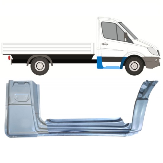 Opravný plech sada na Mercedes Sprinter 2006-2018 / Pravá / Jednomístná kabina / 15083 Opravný plech sada na Mercedes Sprinter 2006-2018 / Pravá / Jednomístná kabina / 15083