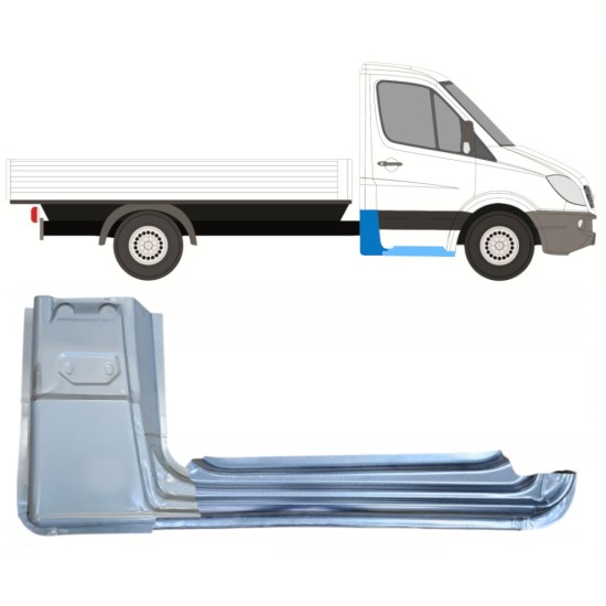 Opravný plech sada na Mercedes Sprinter 2006-2018 / Pravá / Jednomístná kabina / 15081