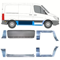 Opravný plech sada na Mercedes Sprinter 2006-2013 / Levá+Pravá / 15593