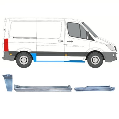 Opravný plech sada na Volkswagen Crafter 2005-2017 / Pravá 15604