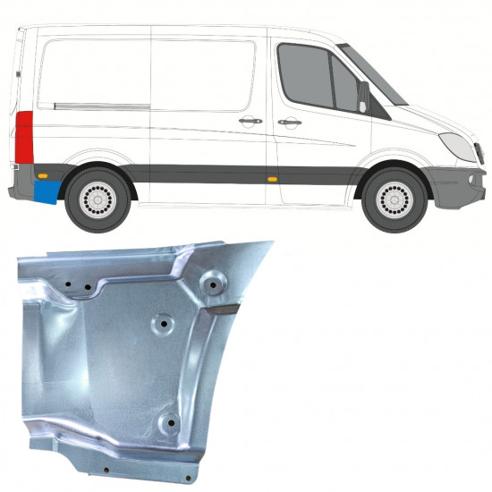 Lem zadního blatníku na Mercedes Sprinter 2006-2018 / SWB / Pravá 11049