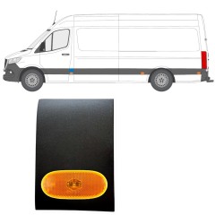 Boční lišta předního sloupku pro světlo na Mercedes Sprinter 2018- / Levá / Sada 12963