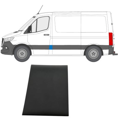 Boční lišta předního sloupku na Mercedes Sprinter 2018- / Levá 14886