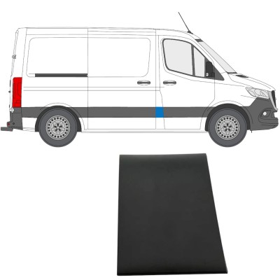 Boční lišta předního sloupku na Mercedes Sprinter 2018- / Pravá 14885