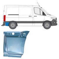 Opravný plech spodní části zadního blatníku za kolem na Mercedes Sprinter 2018- / Pravá 14545