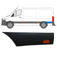 Boční lišta zadního blatníku za kolem pro světlo na Mercedes Sprinter 2018- / Levá / Sada 16647