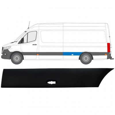 Boční lišta zadního blatníku na Mercedes Sprinter 2018- / Levá 12935