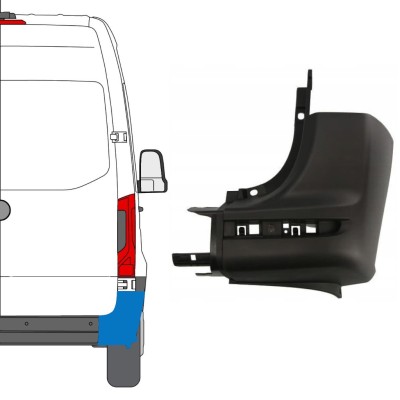 Zadní roh nárazníku na Mercedes Sprinter 2018- / Pravá 14943