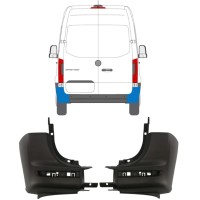 Zadní roh nárazníku na Mercedes Sprinter 2018- / Levá+Pravá / Sada 14945