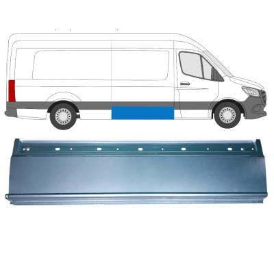 Opravný plech boku na Mercedes Sprinter 2018- / Pravá 14548