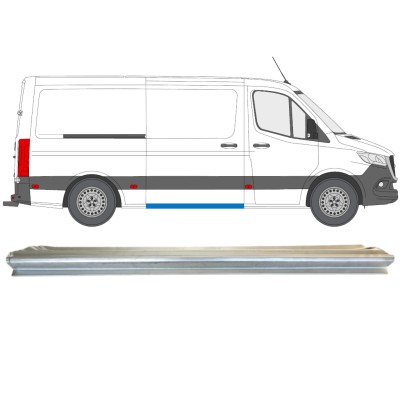 Opravný plech prahu posuvných dveří na Mercedes Sprinter 2018- / Pravá 14554