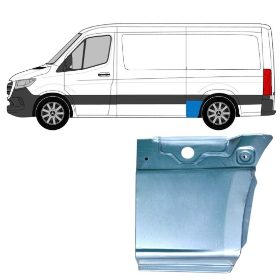 Lem zadního blatníku na Mercedes Sprinter 2018- / Levá 17277