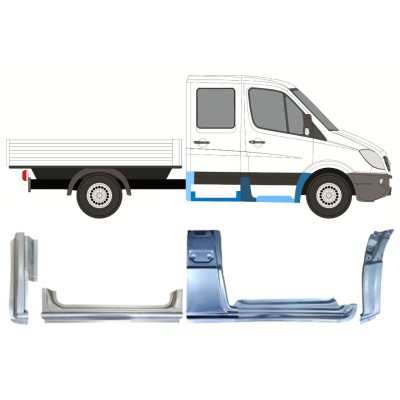 Opravný plech sada na Volkswagen Crafter 2005-2017 / Pravá 15527
