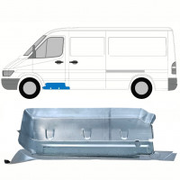 Opravný plech předního schodu s částí prahu na Mercedes Sprinter 1995-2006 / Levá 8557